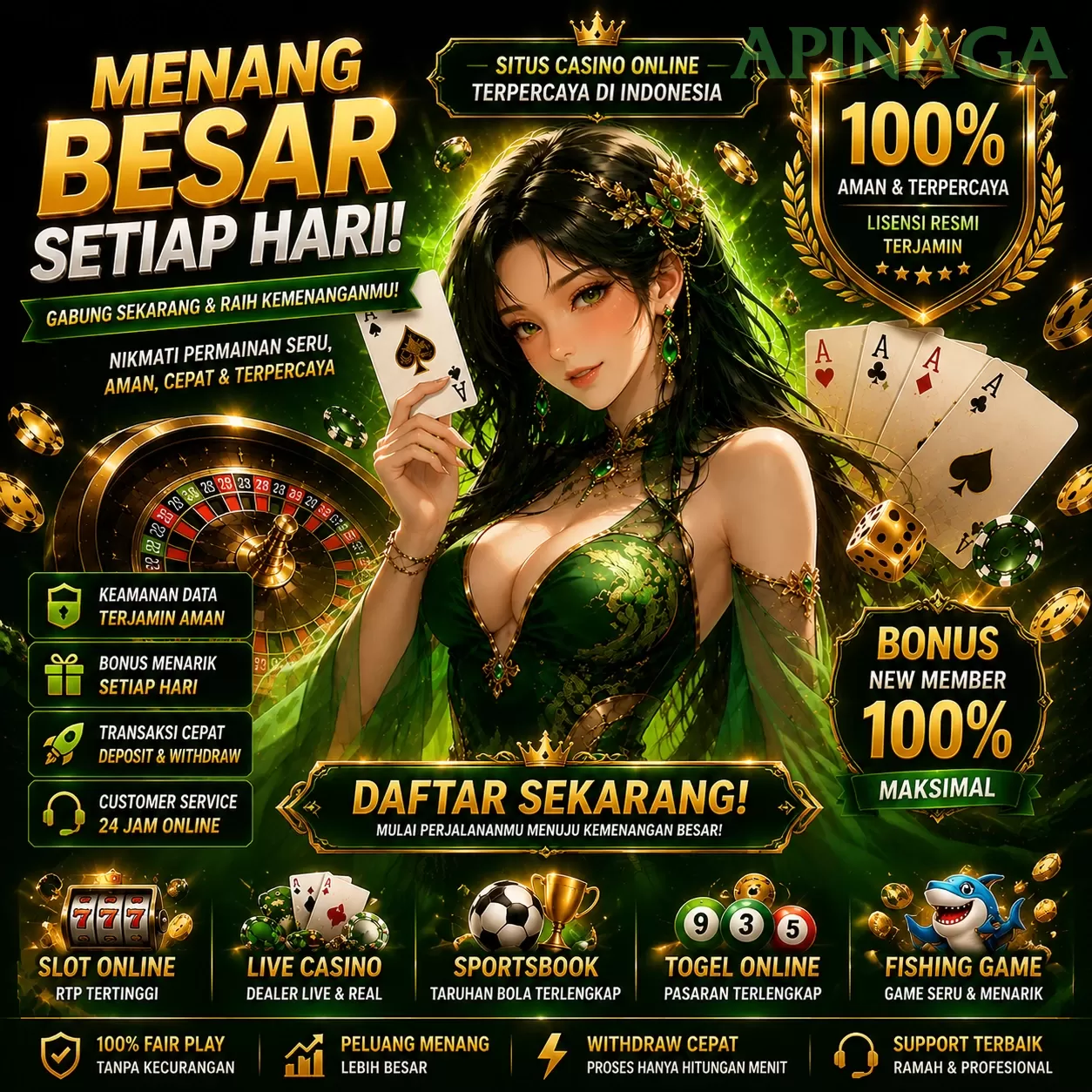 apinaga Masuk - apinaga Resmi
